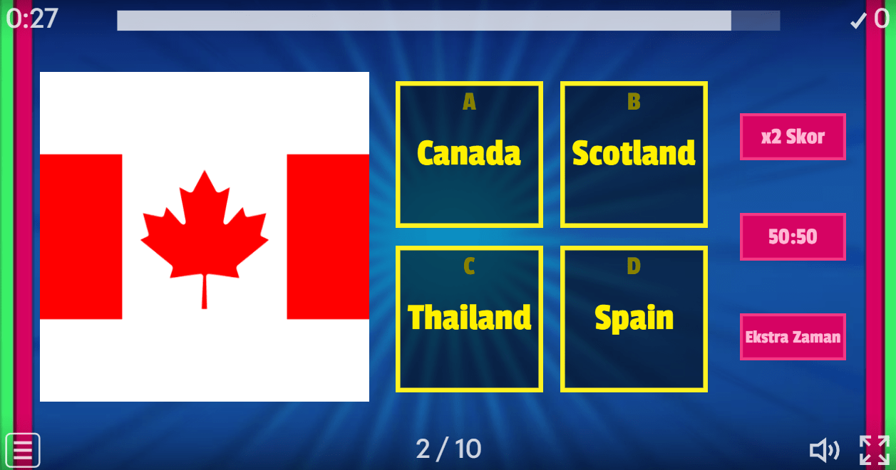 Yeni Müfredat - 5.1 School Life - Countries 8